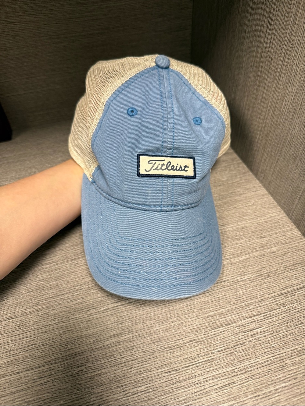 Titleist blue baseball hat unisex